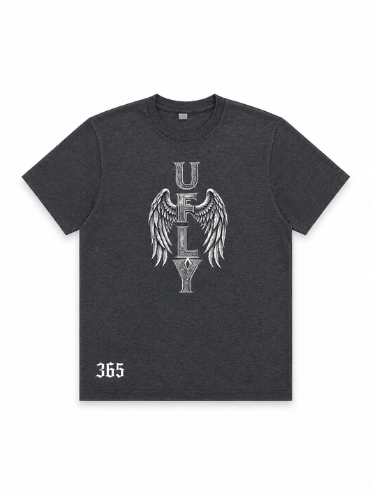 Grey “UFLY 365” Graphic T-Shirt